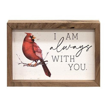 Always With You Cardinal Framed Print 8x5 - The Fox Decor